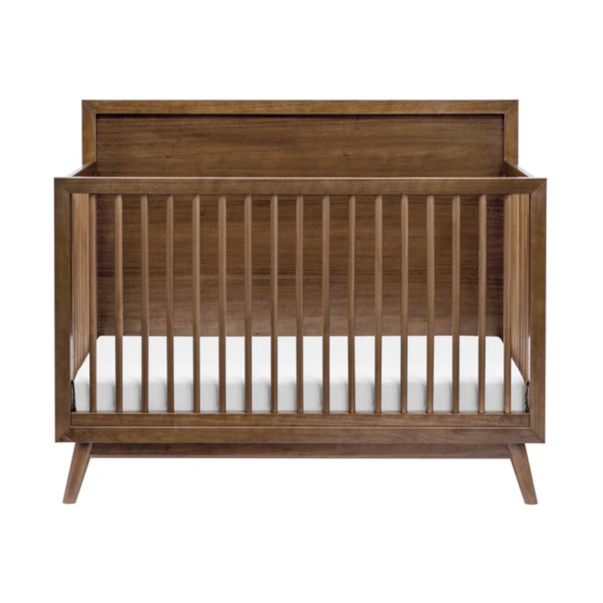 Palma 4 In 1 Crib With Toddler Rail - Natural Walnut