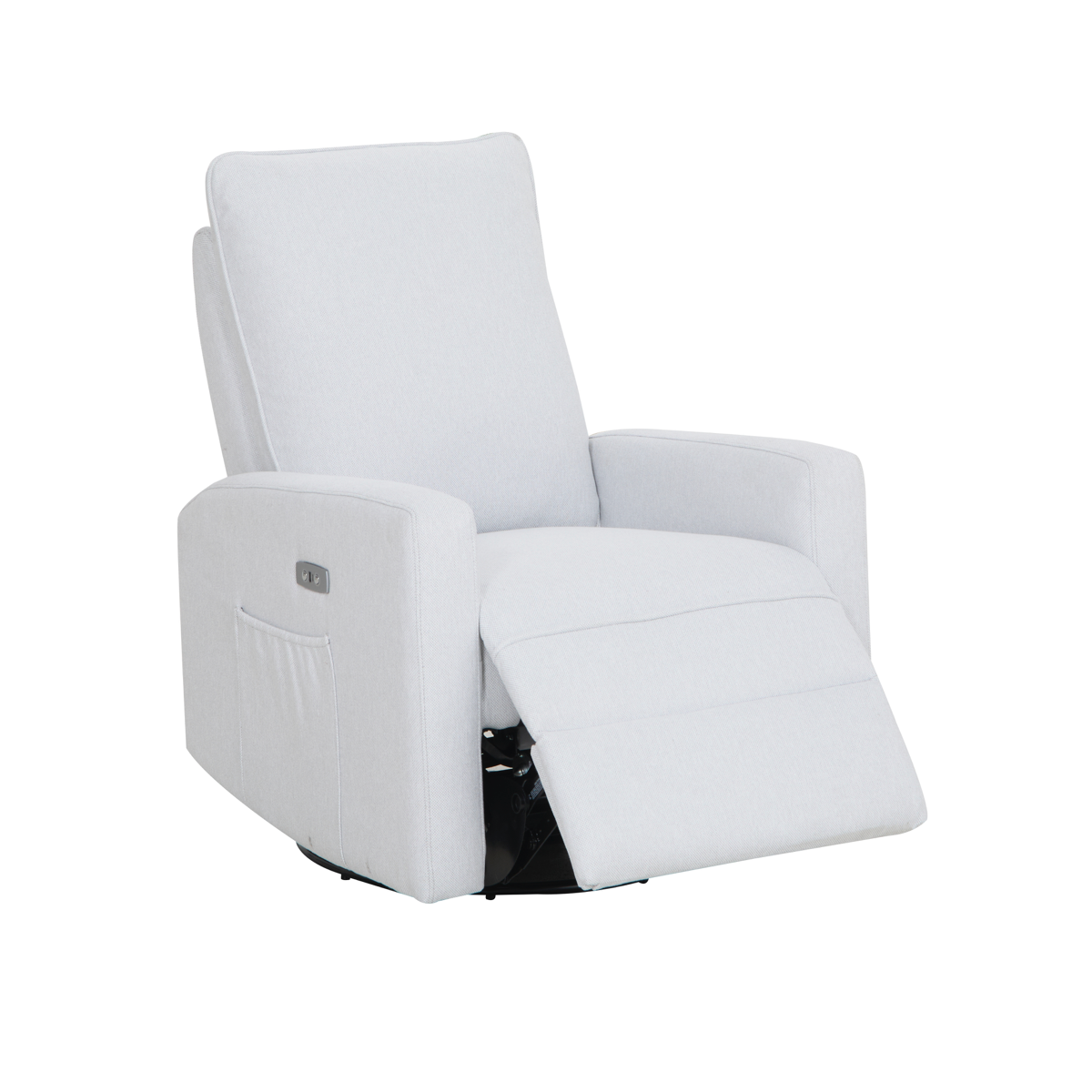Paradise Electric Fabric glider - Morning Grey