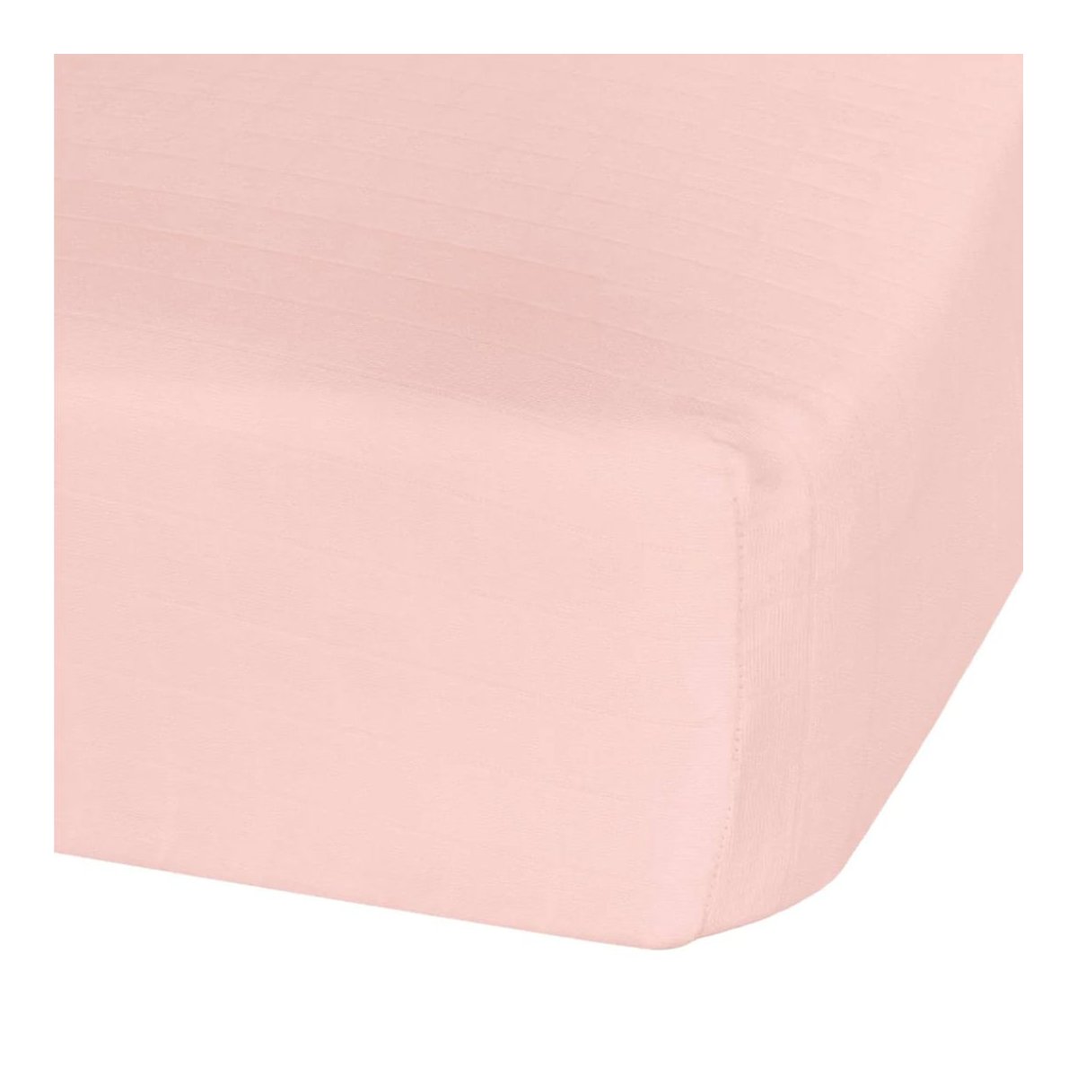 Muslin Fitted Crib Sheet - Rose