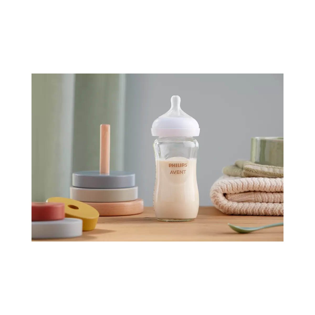 Natural Glass Baby Bottle 8oz