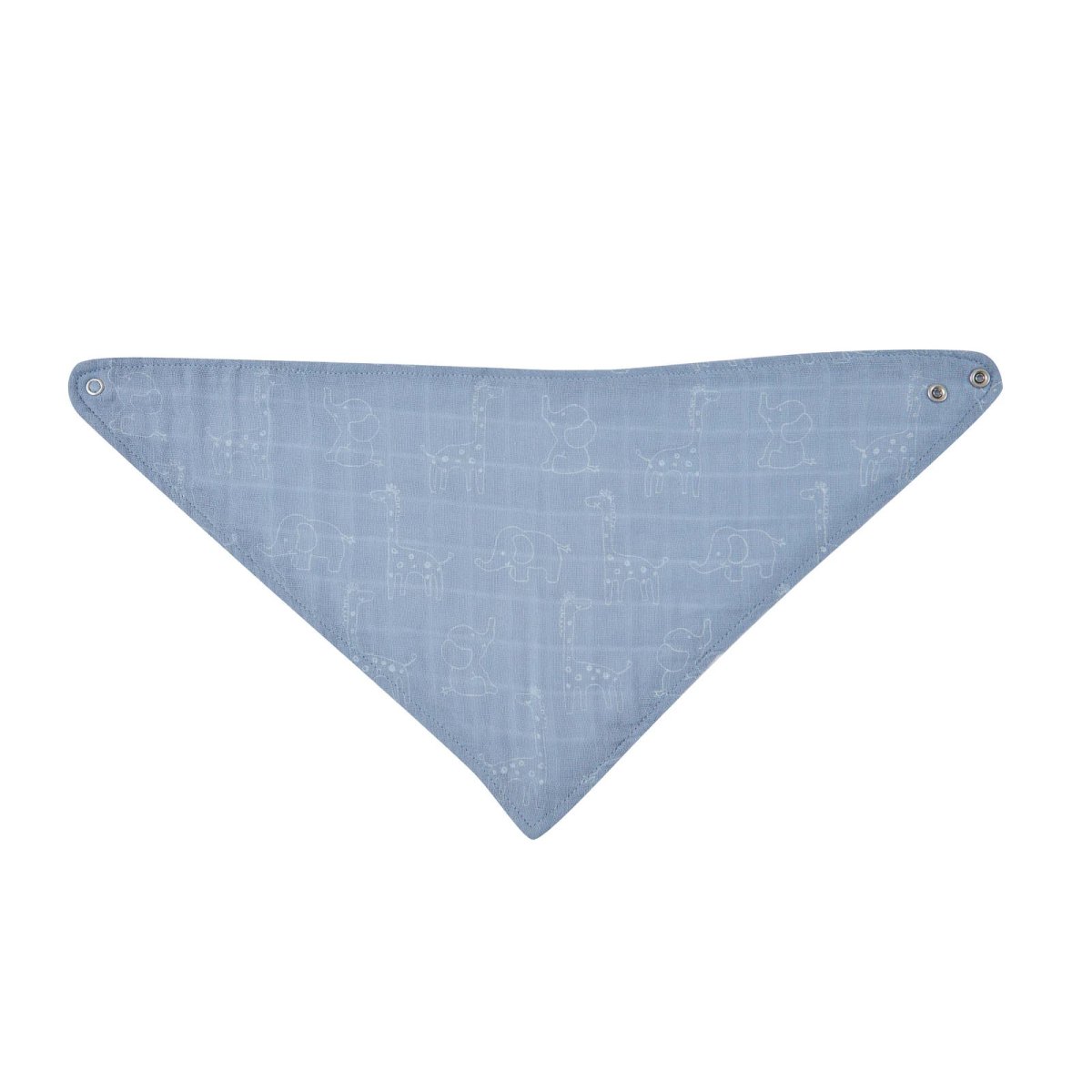 Muslin Bandana Bibs 3 Pack - Blue