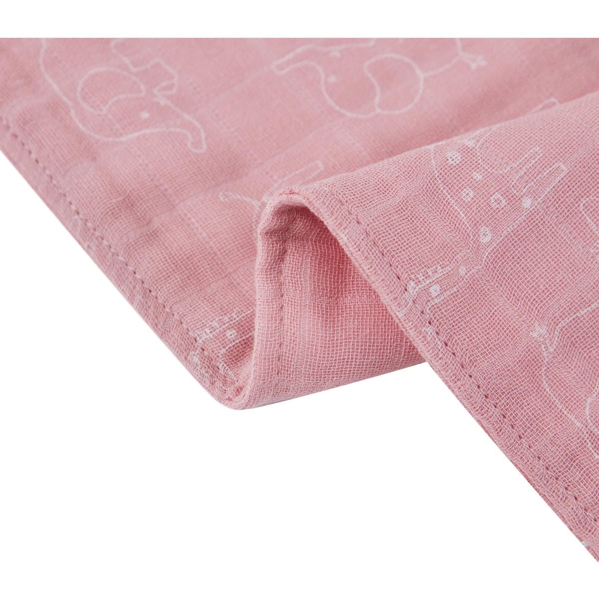 Muslin Bandana Bibs 3 Pack - Pink