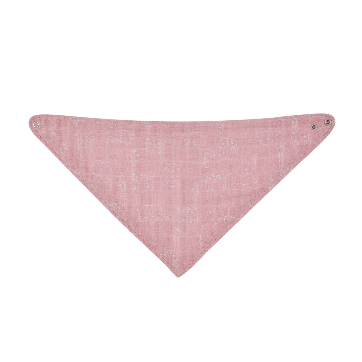 Muslin Bandana Bibs 3 Pack - Pink