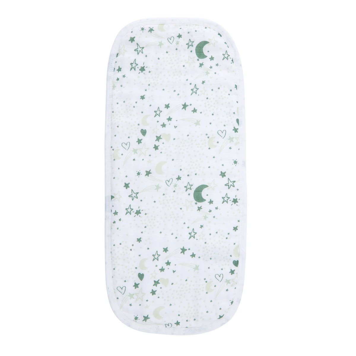 Muslin Burp Cloth 3 Pack - Green