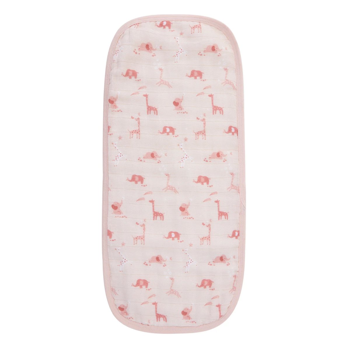 Muslin Burp Cloth 3 Pack - Pink