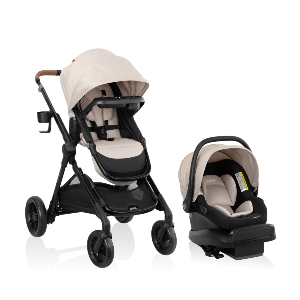 Pivot Xpand NXT Travel System with LiteMax NXT Infant Car Seat - Canyon Beige