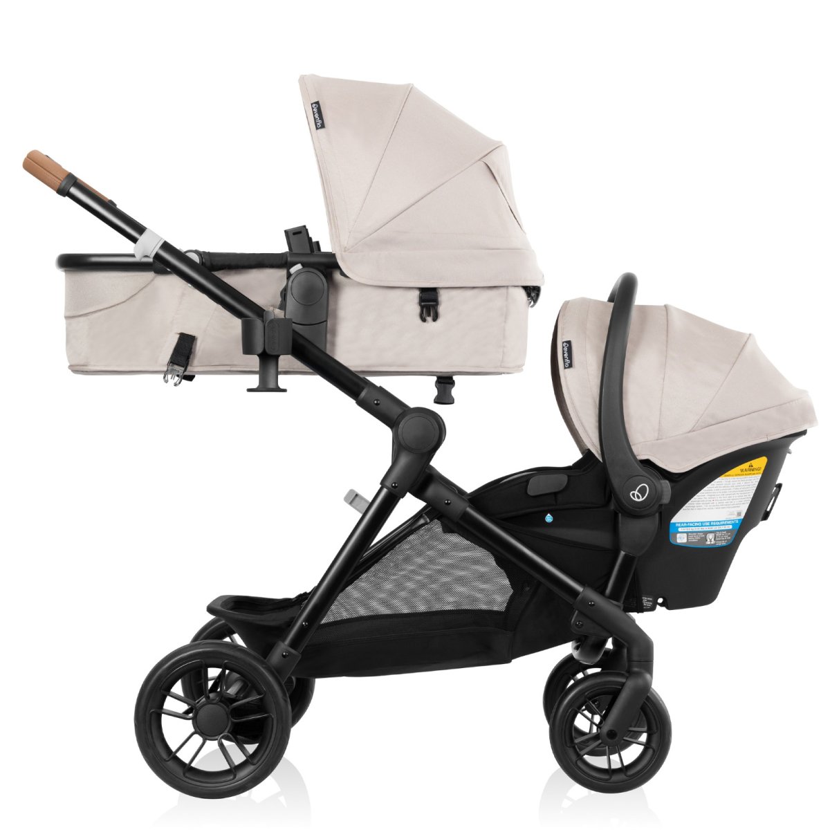 Pivot Xpand NXT Travel System with LiteMax NXT Infant Car Seat - Canyon Beige