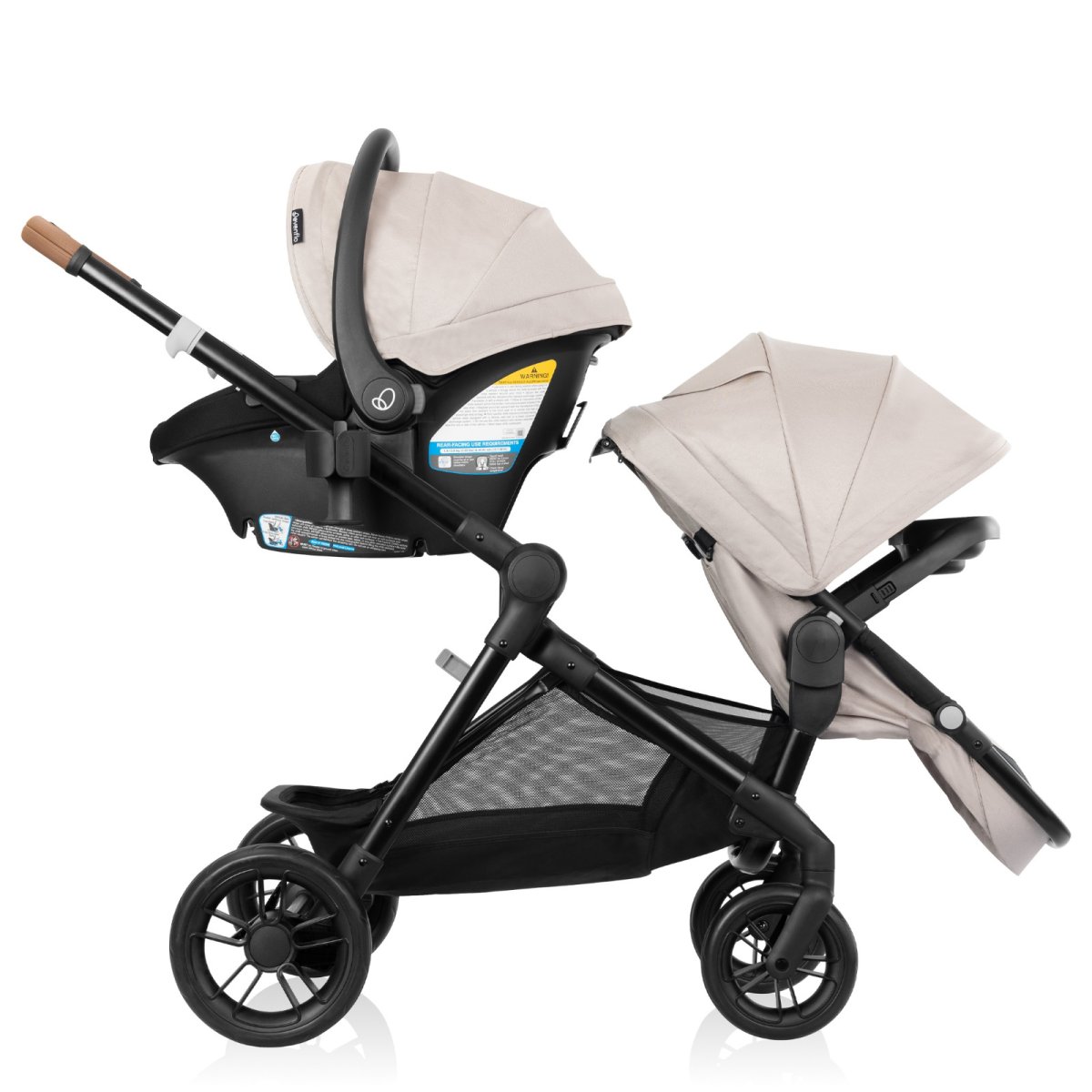 Pivot Xpand NXT Travel System with LiteMax NXT Infant Car Seat - Canyon Beige