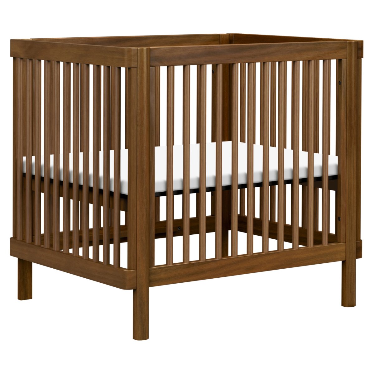 Pogo 8-in-1 Convertible Crib Natural Walnut