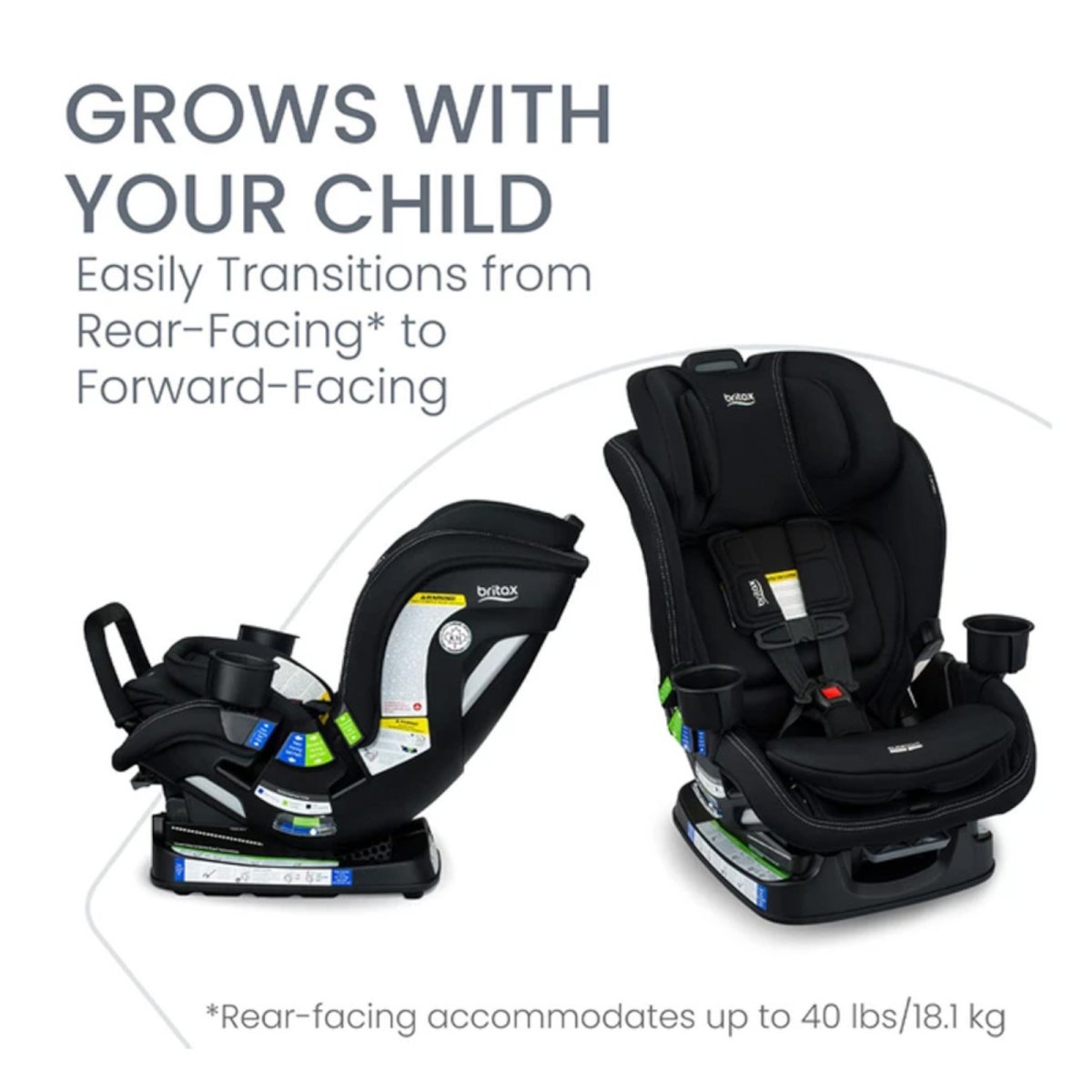 Poplar S Convertible Car Seat - Onyx