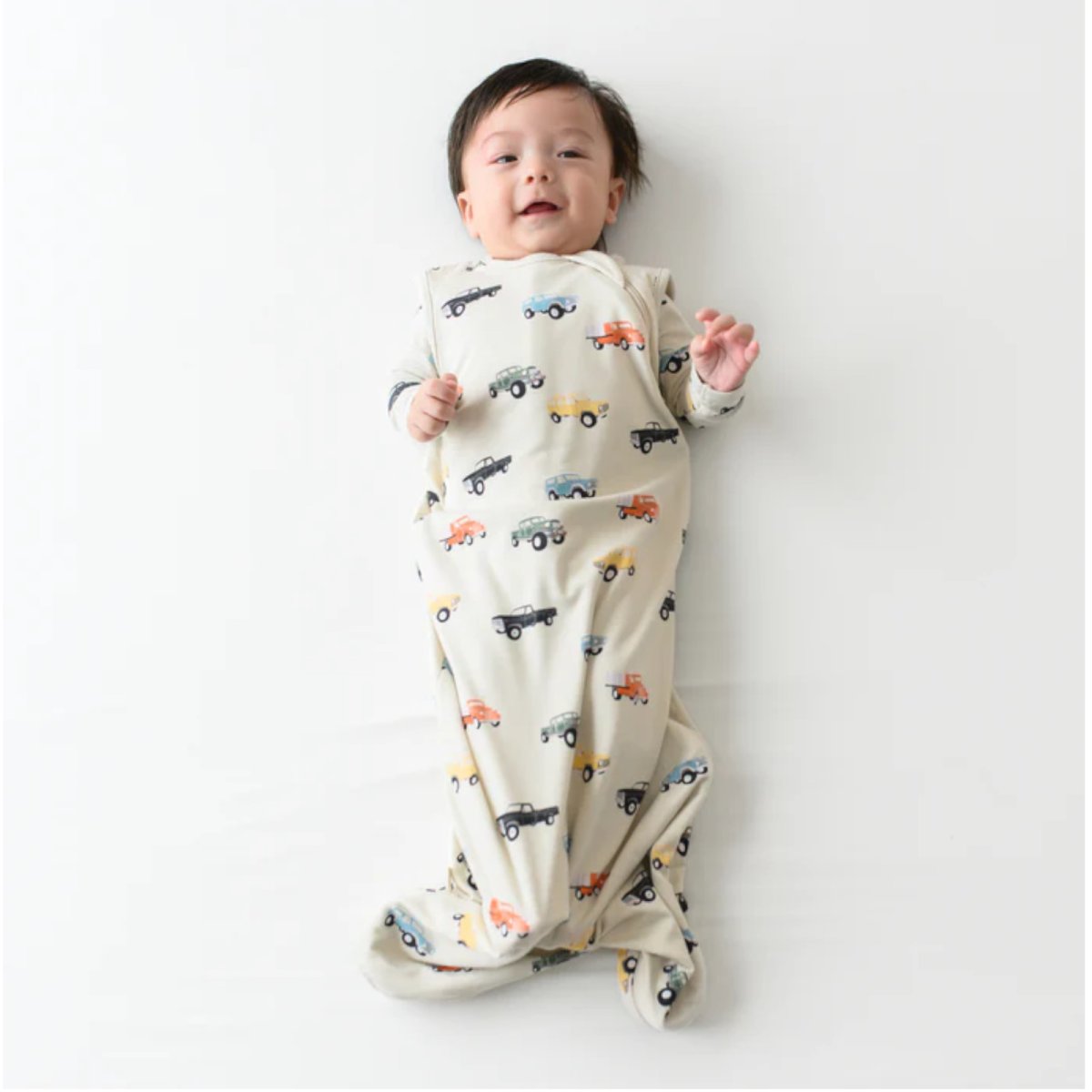 Printed Sleep Bag 0.5 Tog - Vintage Trucks