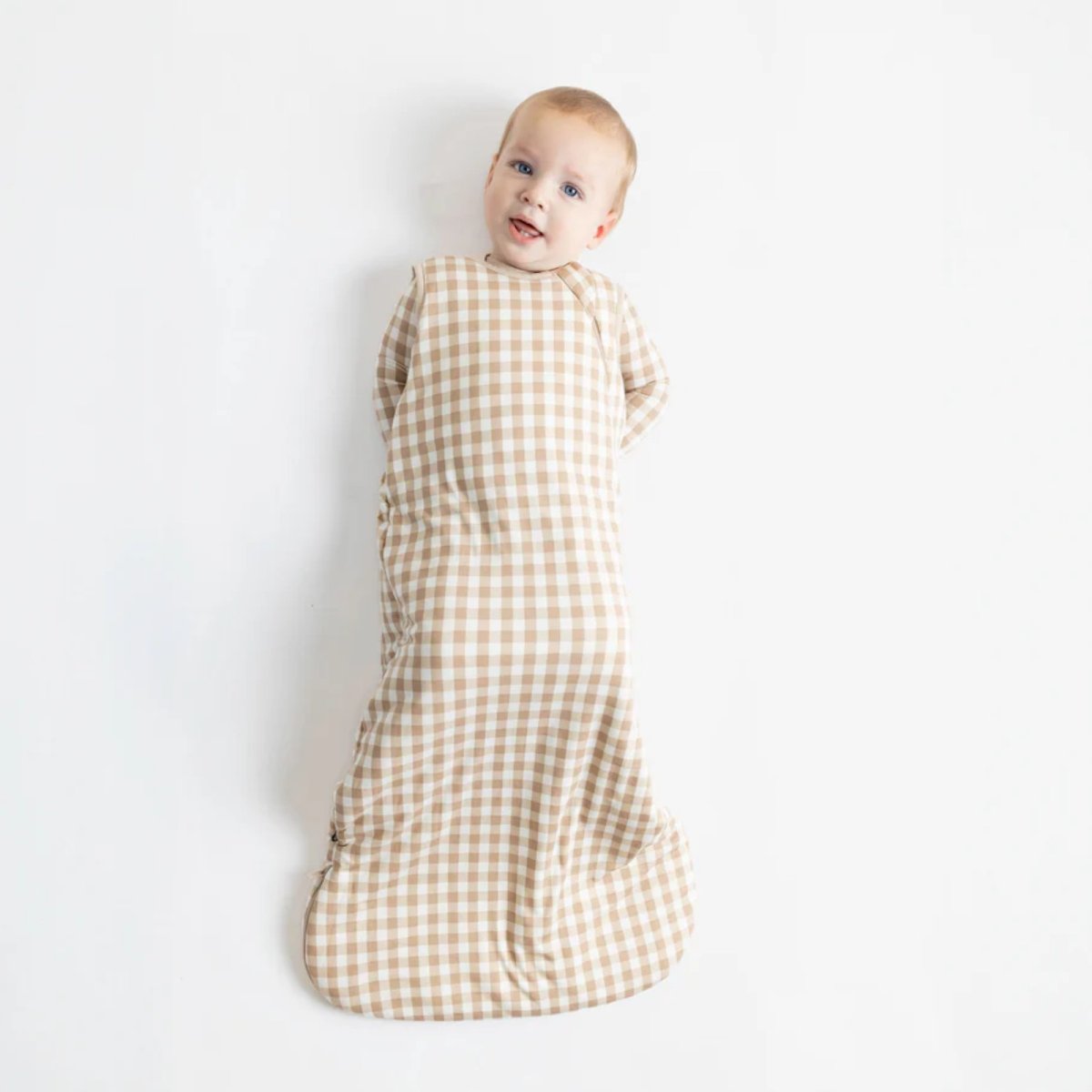 Printed Sleep Bag 2.5 Tog - Gingham Bisque