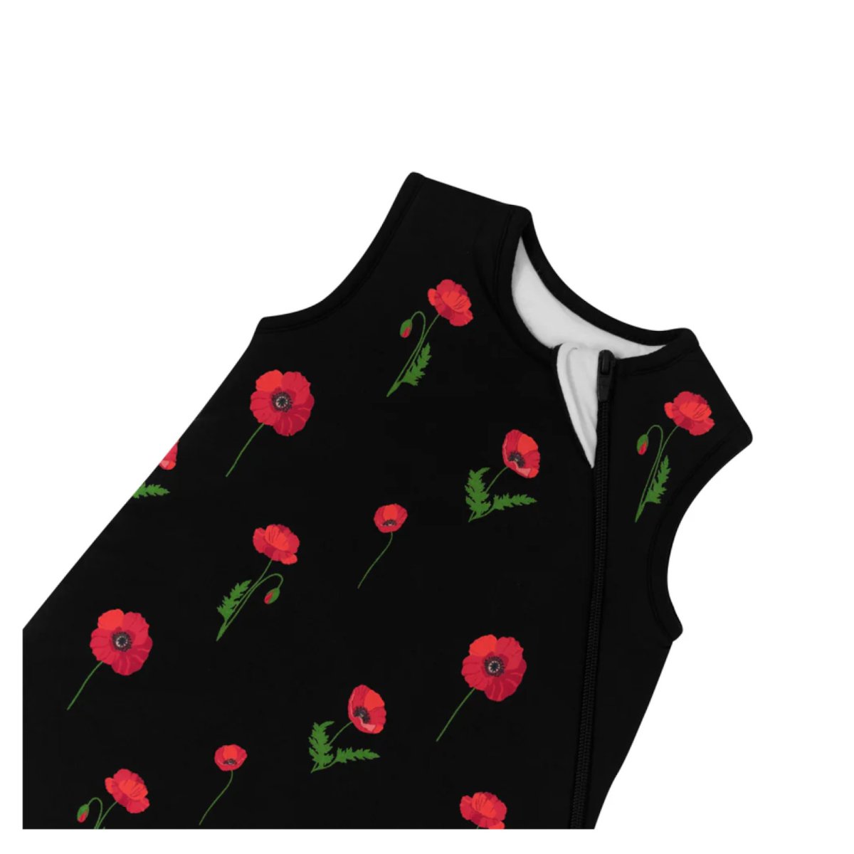 Printed Sleep Bag 2.5 Tog - Midnight Poppies