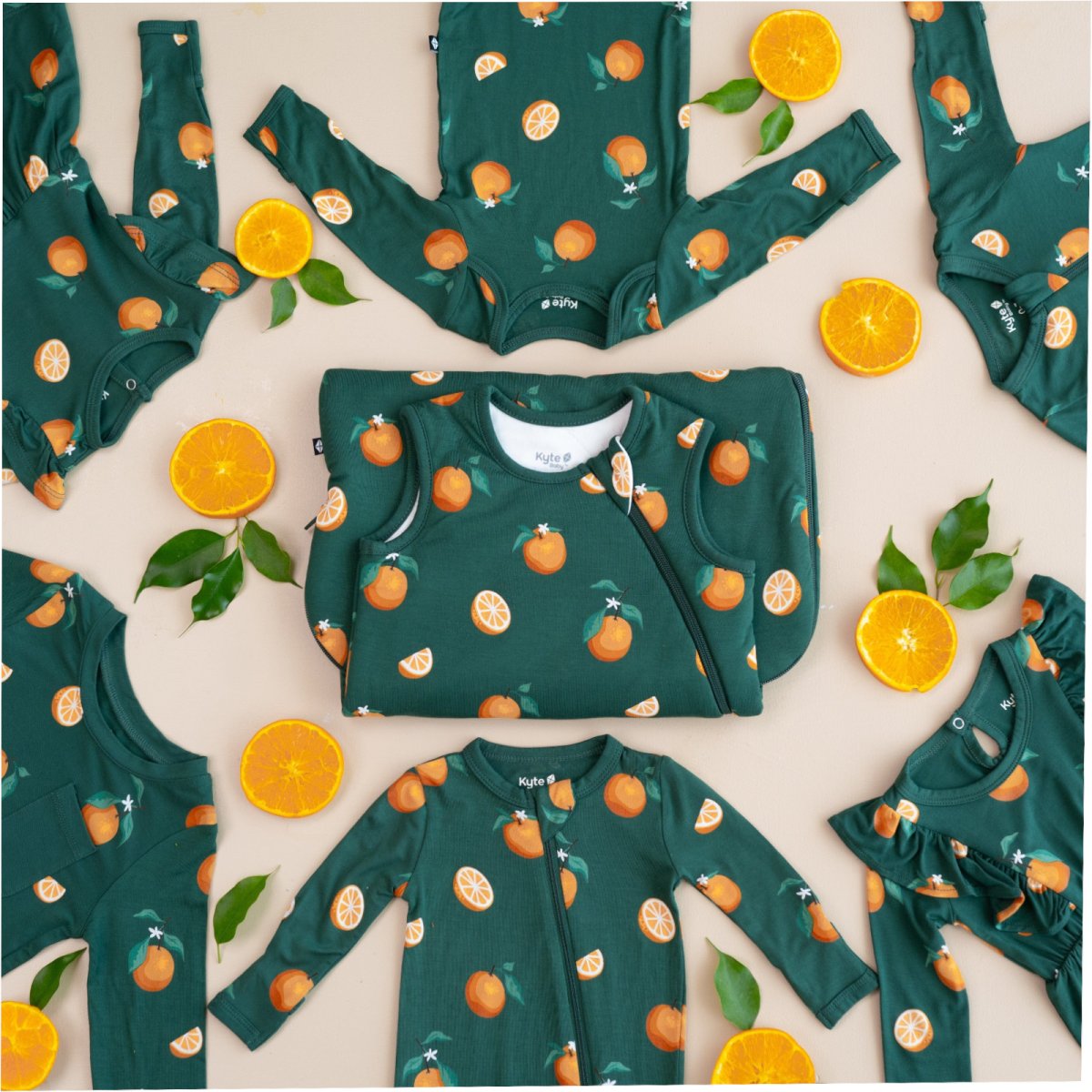Printed Sleep Bag 2.5 Tog - Orange