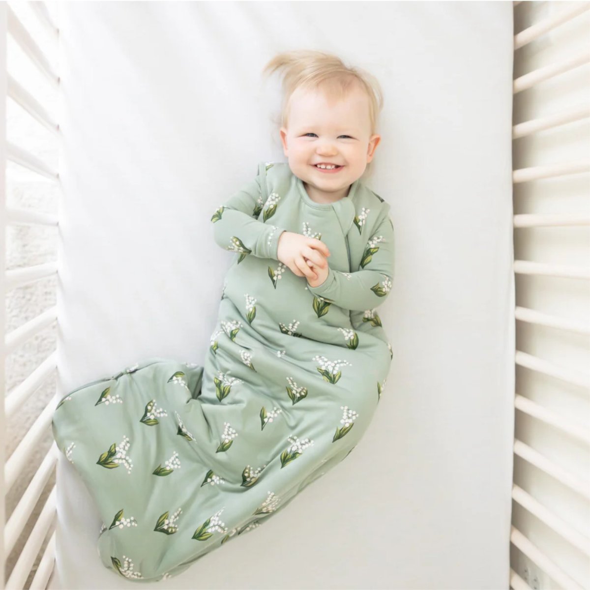 Printed Sleep Bag 2.5 Tog - Thyme Lily