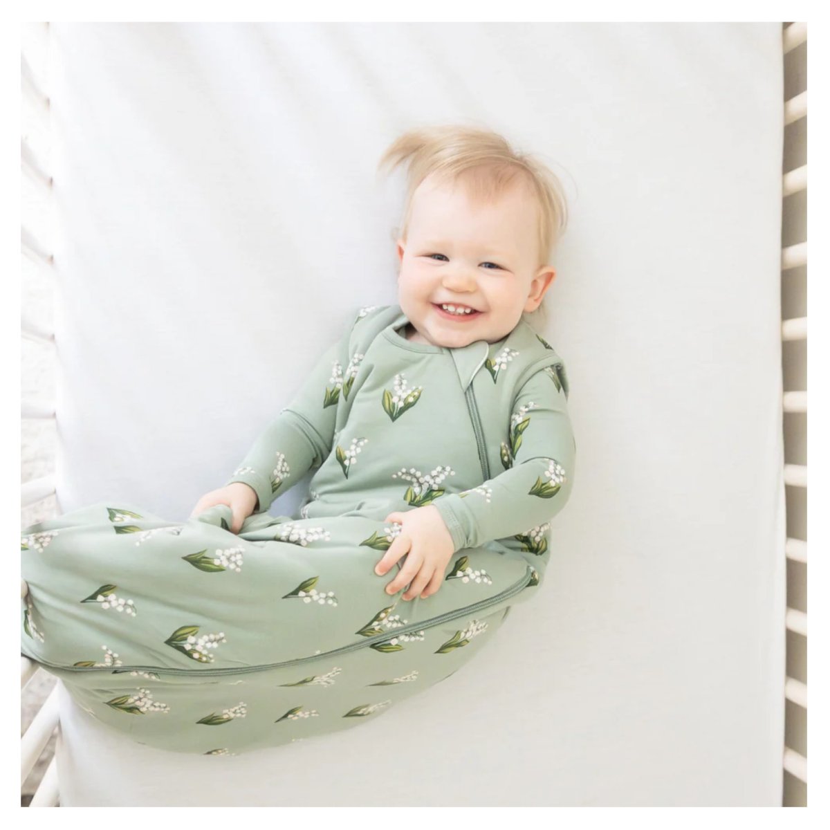 Printed Sleep Bag 2.5 Tog - Thyme Lily