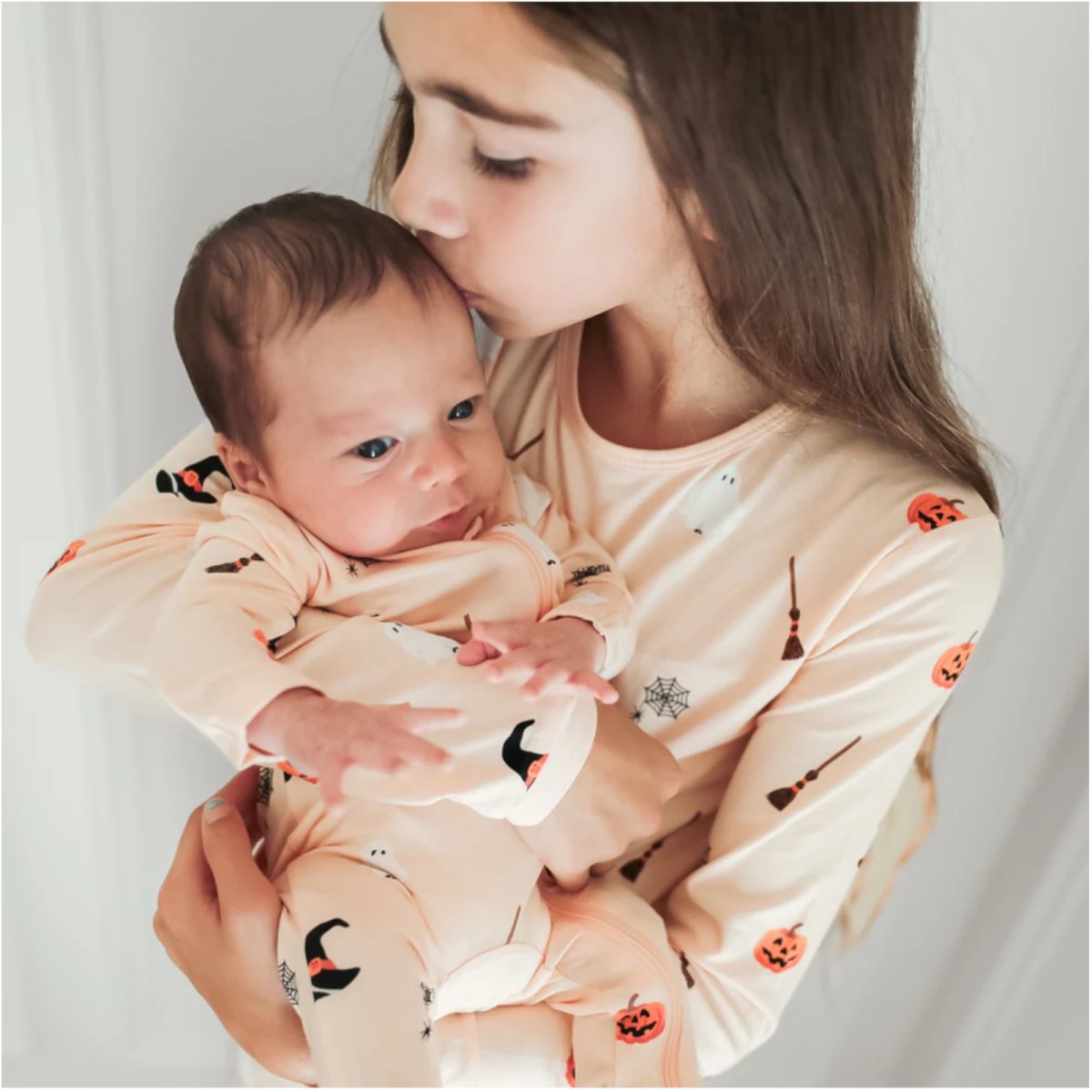 Printed Zippered Footie - Bewitched