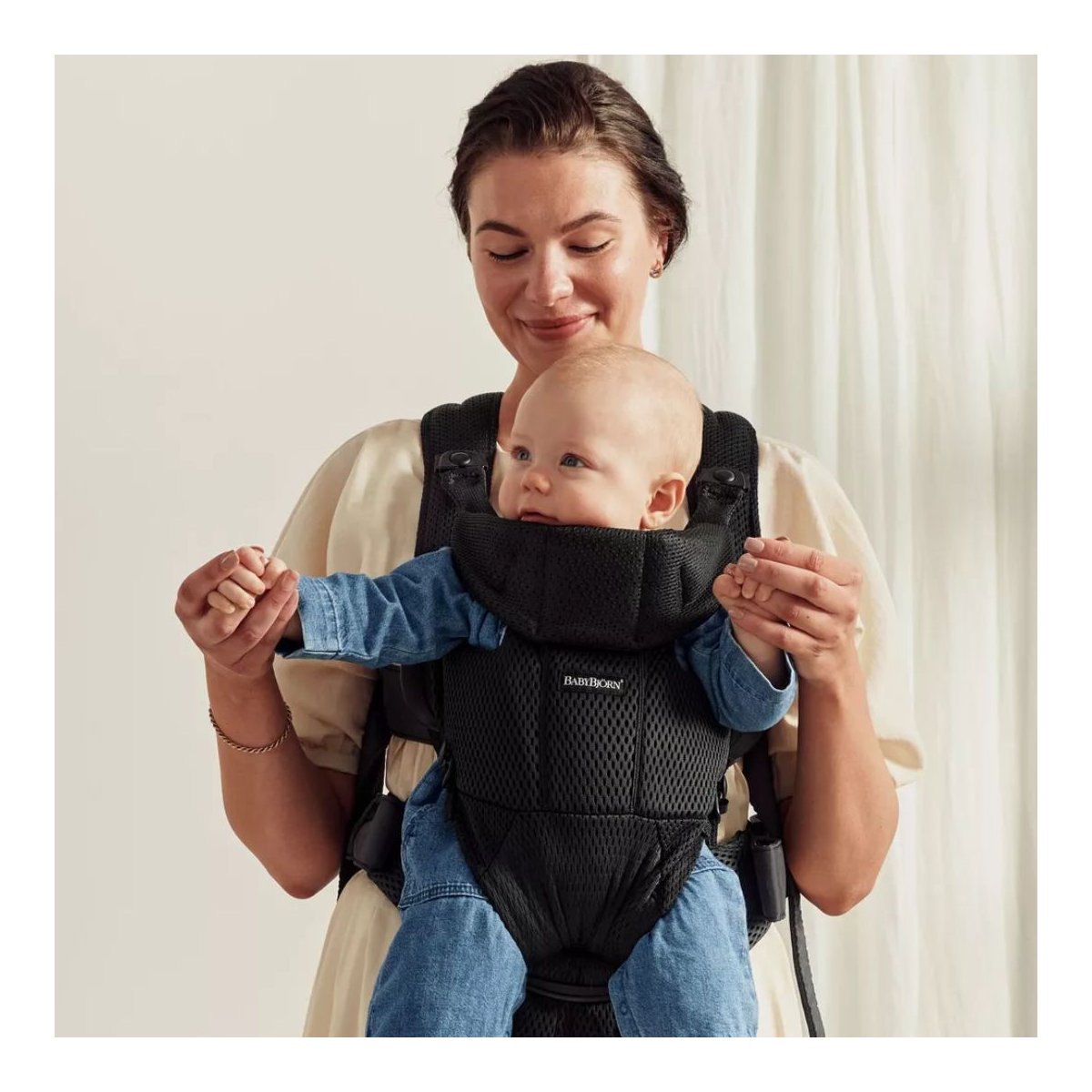 Baby Carrier Free 3D Mesh - Black