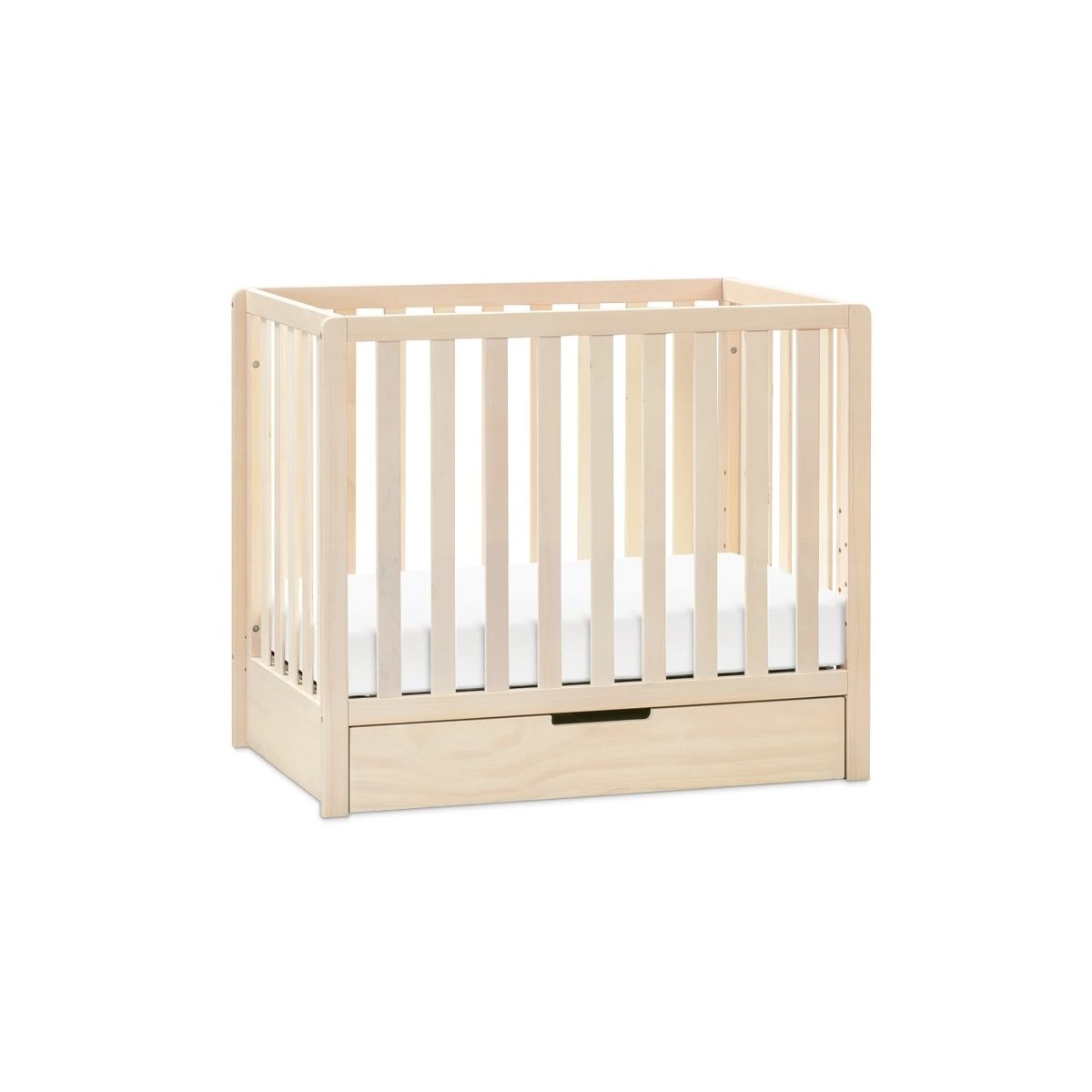 Colby 4-In-1 Mini Crib with Trundle - Washed Natural