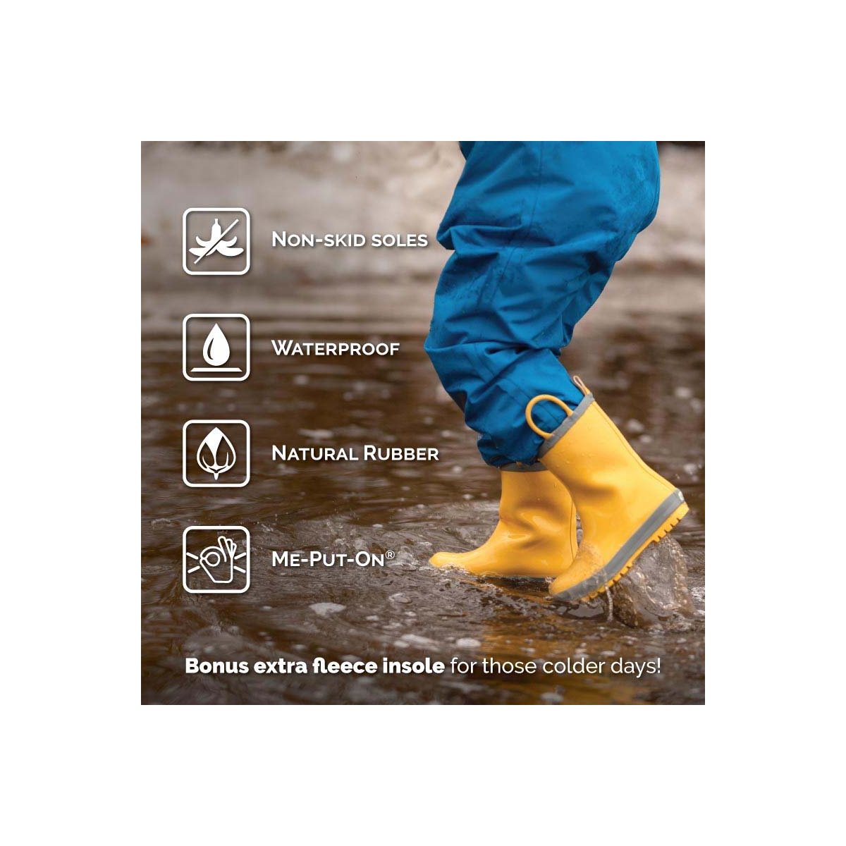 Puddle-Dry Rain Boots - Enchanted