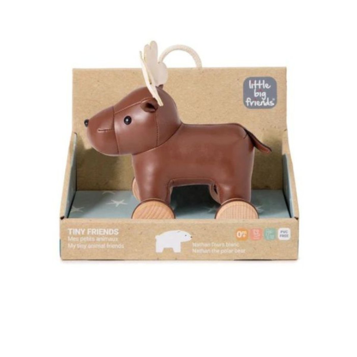 Pull Along Toy - Bruce the Moose