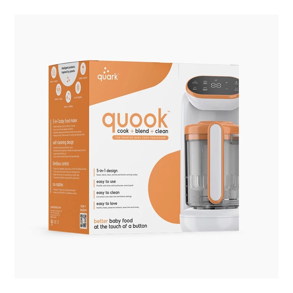 QUOOK Baby Food Maker, Bottle Warmer and Sterilizer
