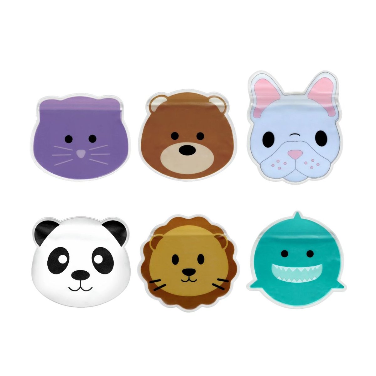 Reusable Animal Snack Bags - 6 Pack