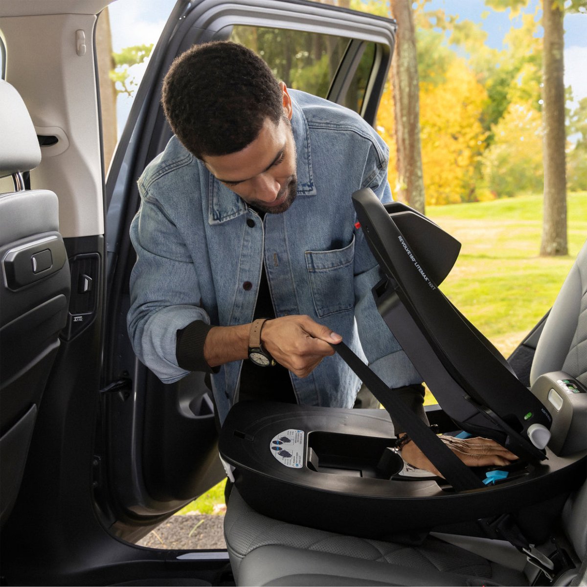 Revolve180 LiteMax NXT Rotational Infant Car Seat - Cinder Grey
