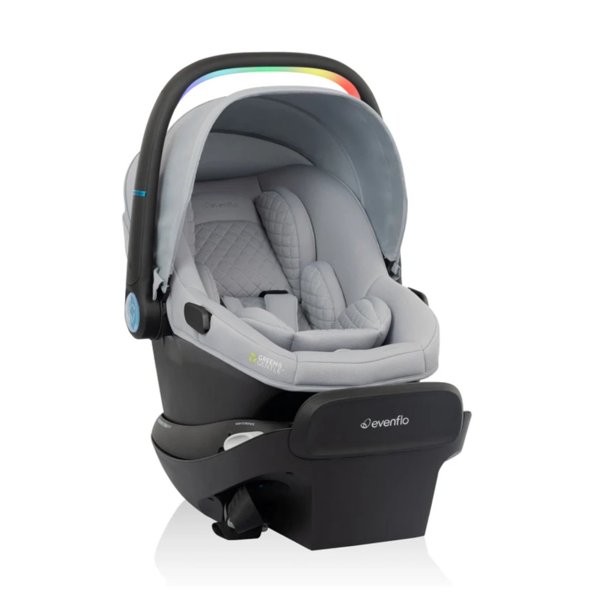 Revolve180 LiteMax NXT Rotational Infant Car Seat with SensorySoothe - Quartz