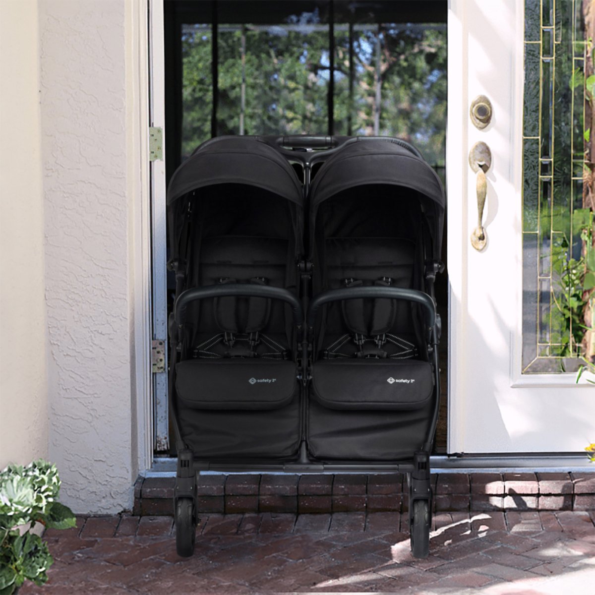 Double Double Duo Stroller - Black Star
