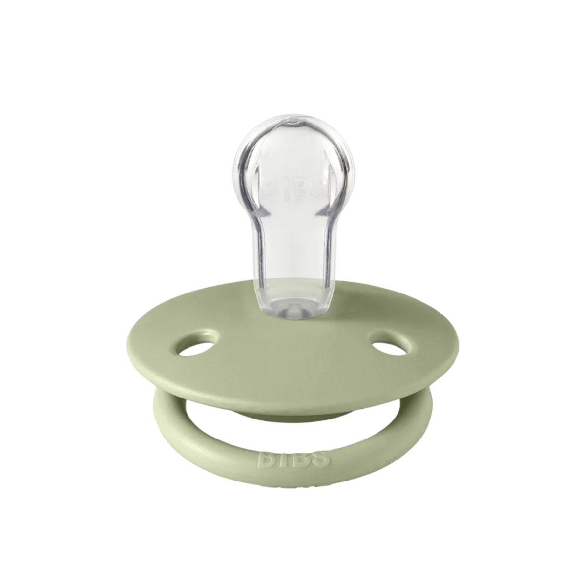 De Lux Silicone Pacifier 2 Pack - One Size - Ivory/Sage