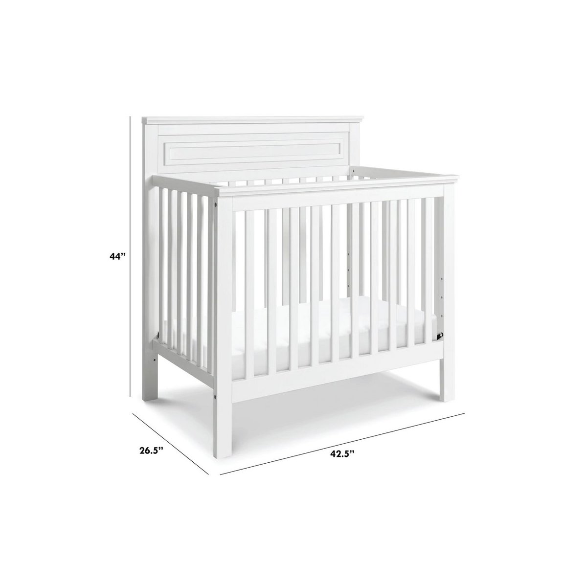 Autumn Mini Crib - White