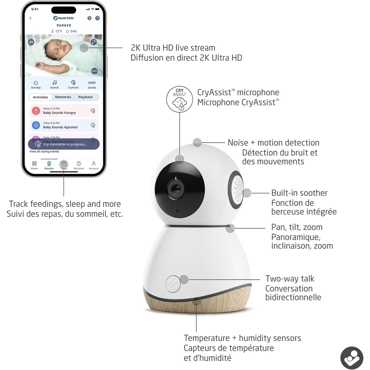 See Pro Standalone Baby Monitor