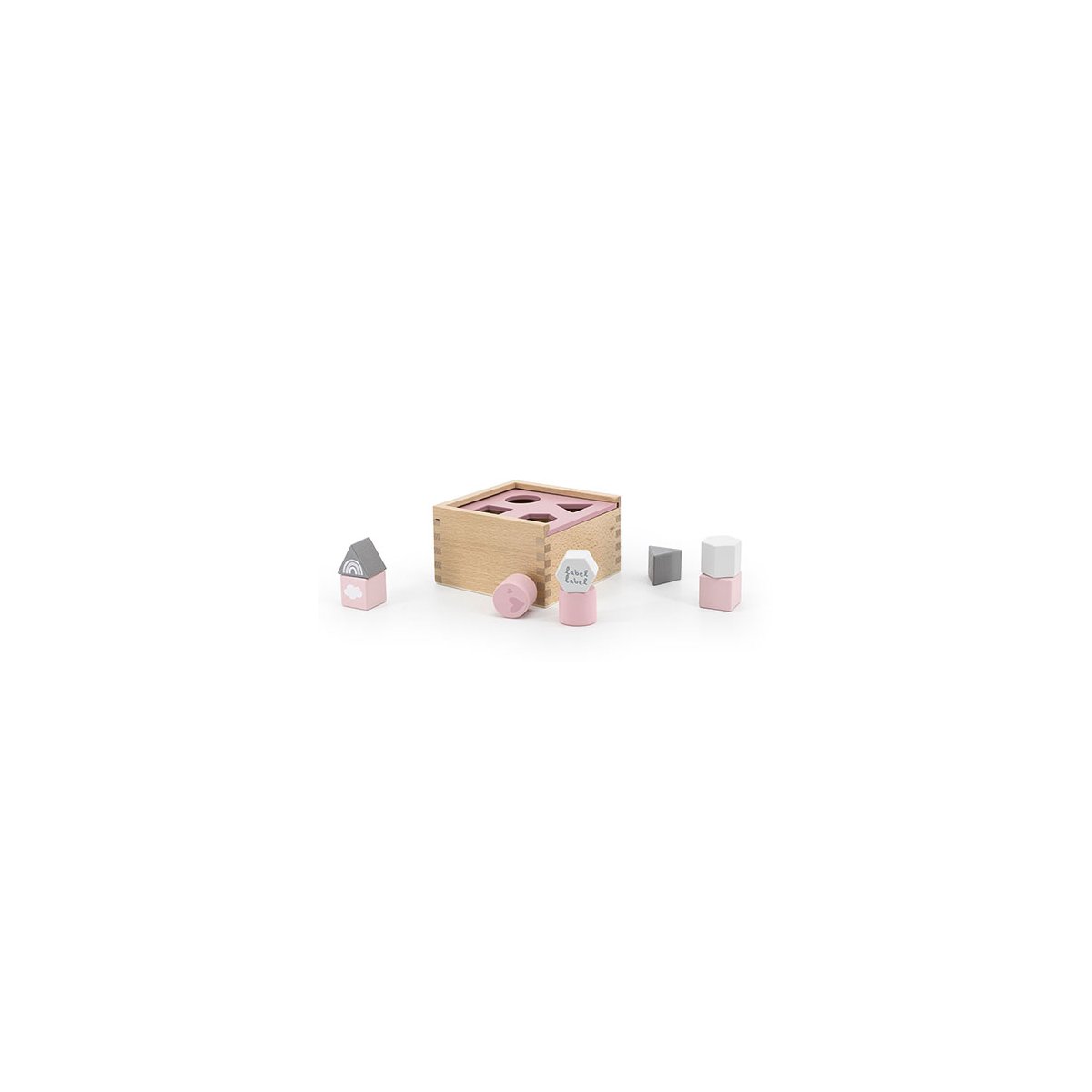 Shape Sorting Box - Pink