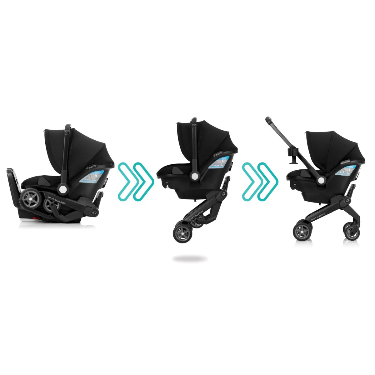 Shyft DualRide Infant Car Seat & Stroller Combo - Beaufort