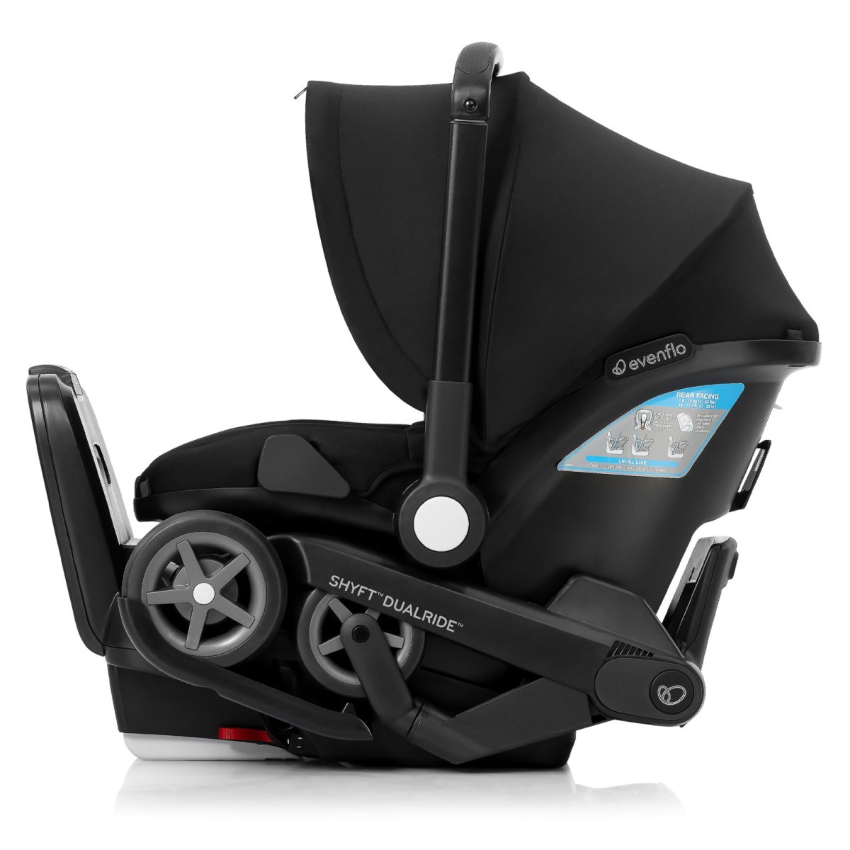 Shyft DualRide Infant Car Seat & Stroller Combo - Beaufort