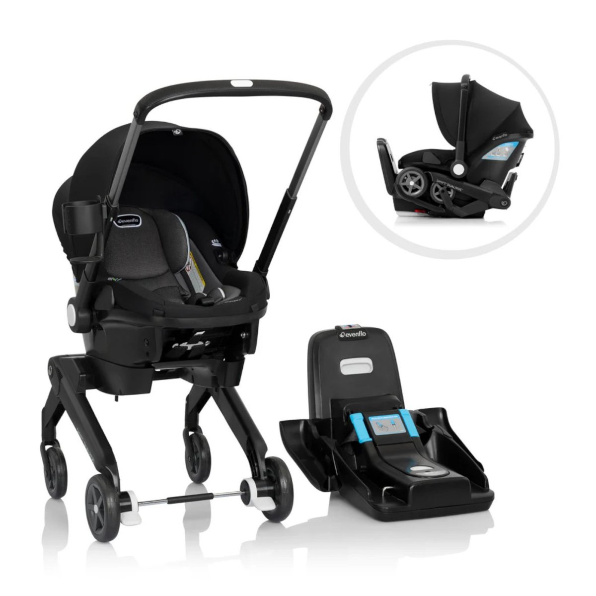 Shyft DualRide Infant Car Seat & Stroller Combo - Beaufort
