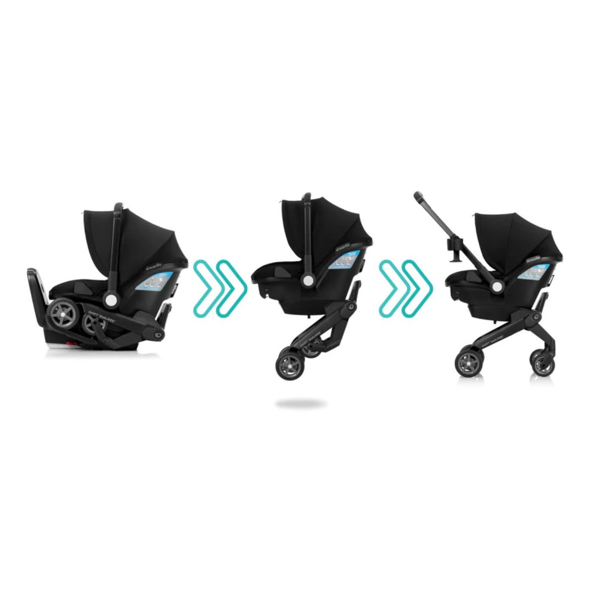 Shyft DualRide Infant Car Seat & Stroller Combo - Beaufort