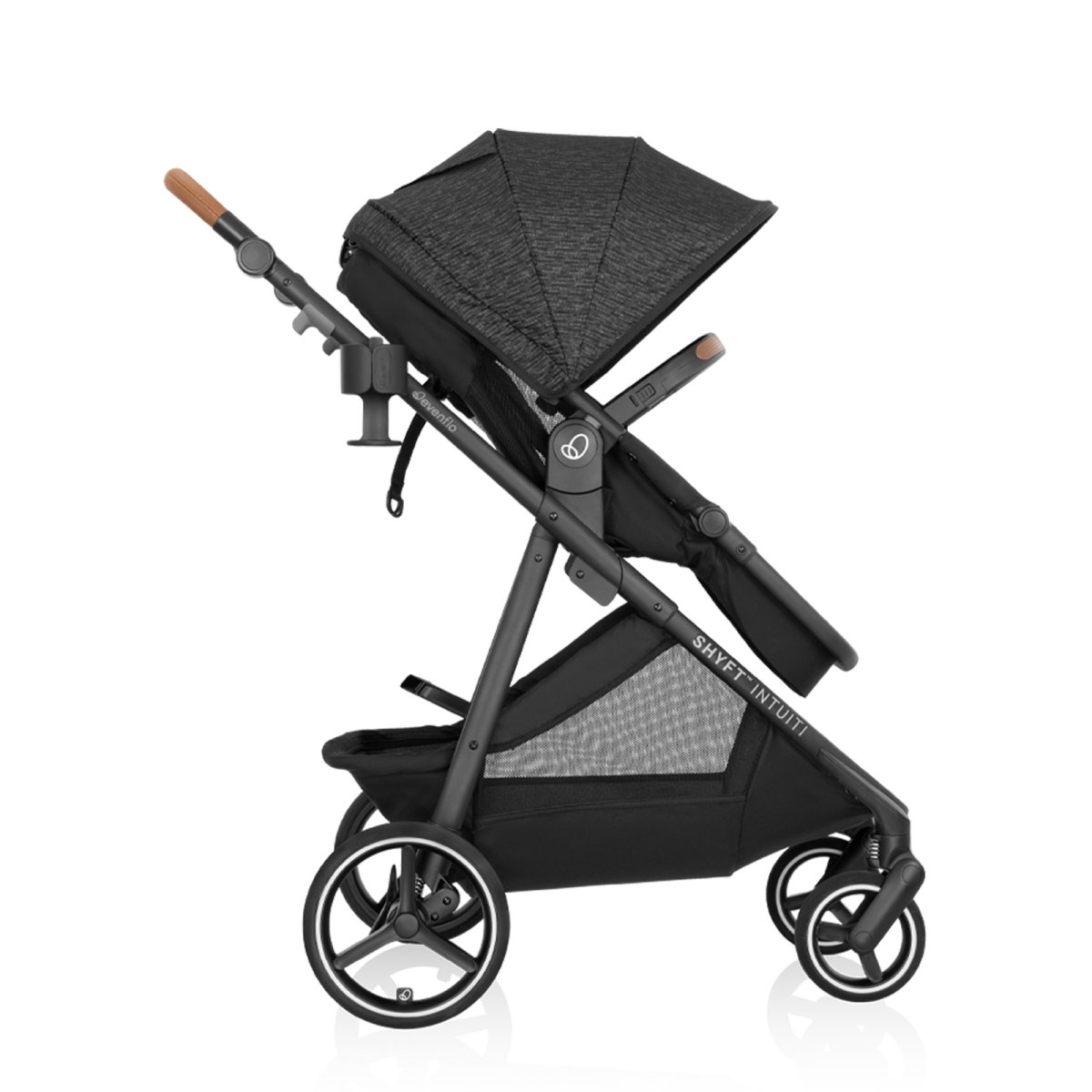 Shyft Intuiti Travel System with Revolve180 LiteMax NXT - Black Shale