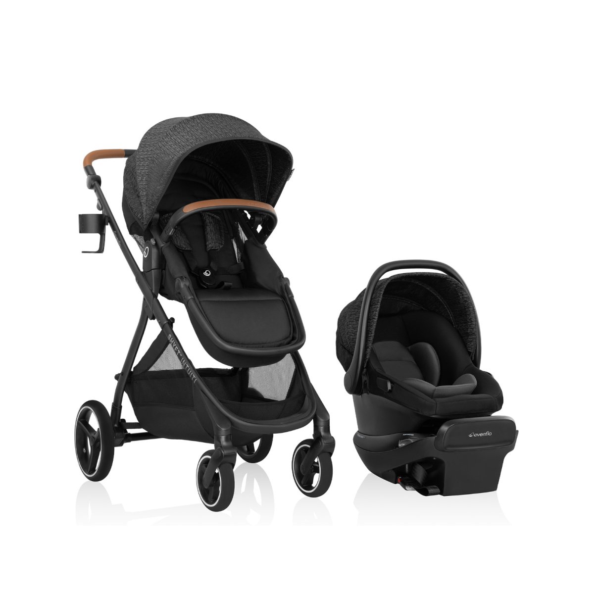 Shyft Intuiti Travel System with Revolve180 LiteMax NXT - Black Shale