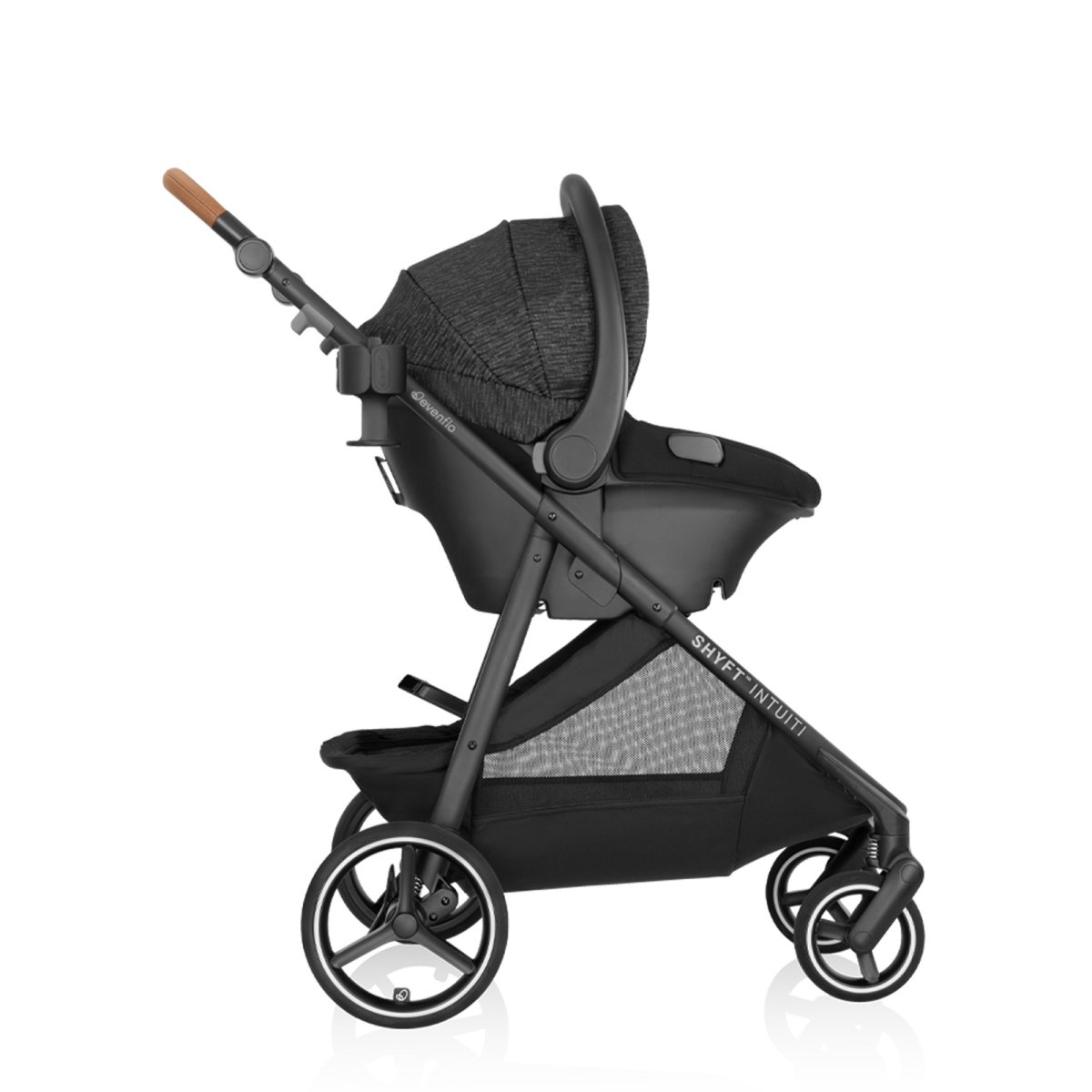 Shyft Intuiti Travel System with Revolve180 LiteMax NXT - Black Shale