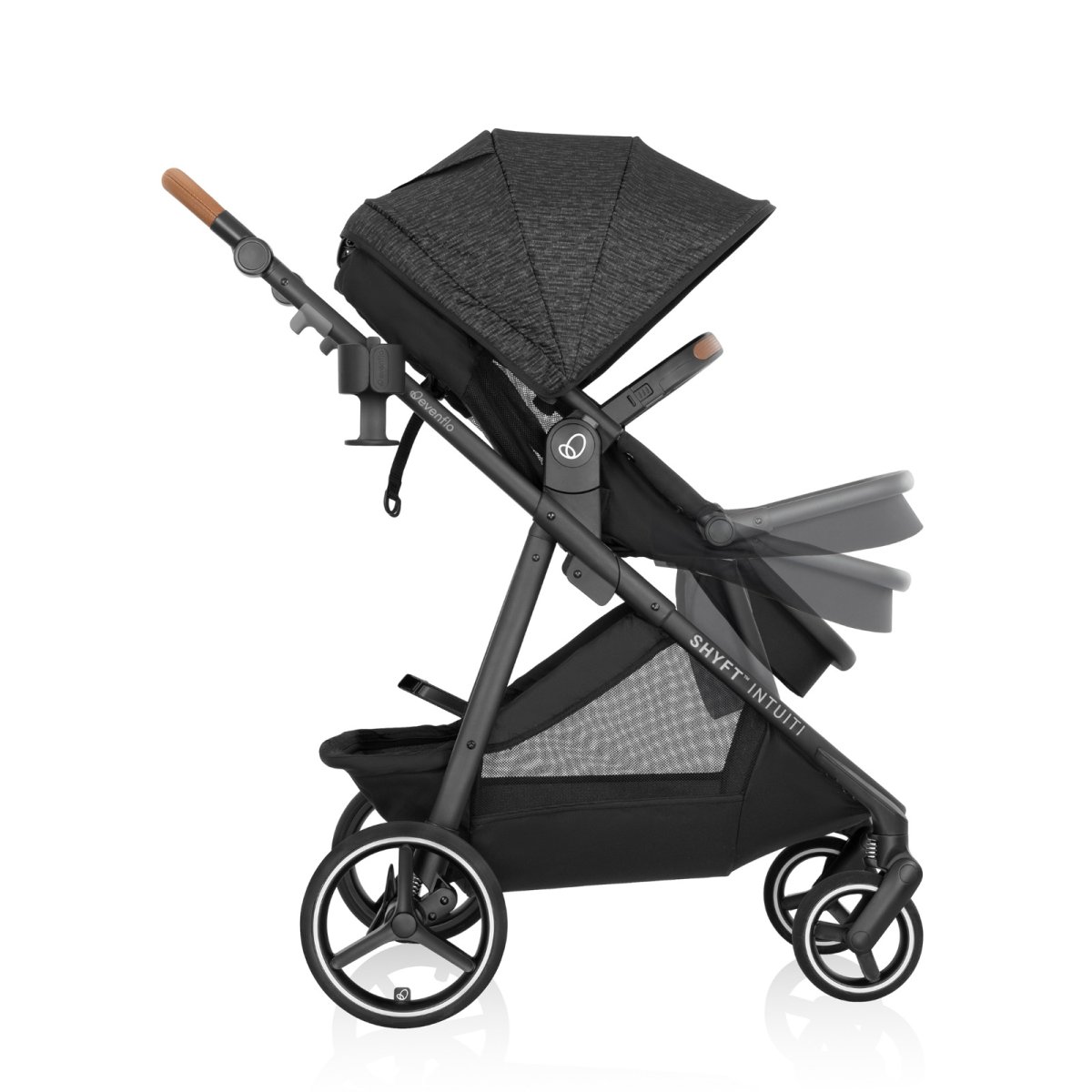 Shyft Intuiti Travel System with Revolve180 LiteMax NXT - Black Shale