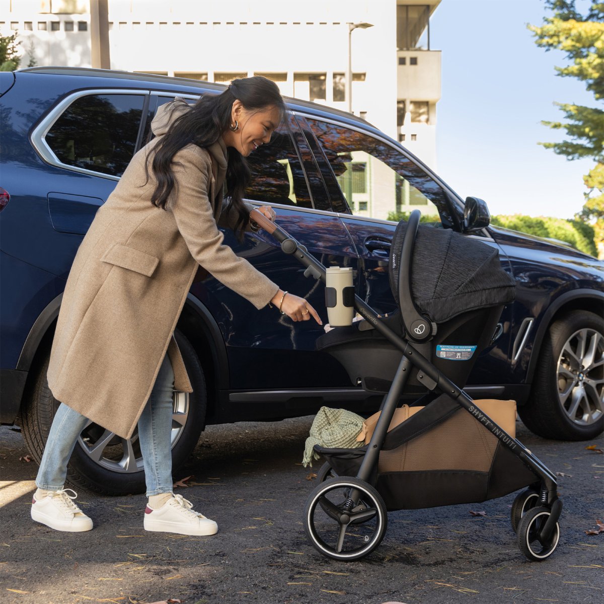 Shyft Intuiti Travel System with Revolve180 LiteMax NXT - Black Shale