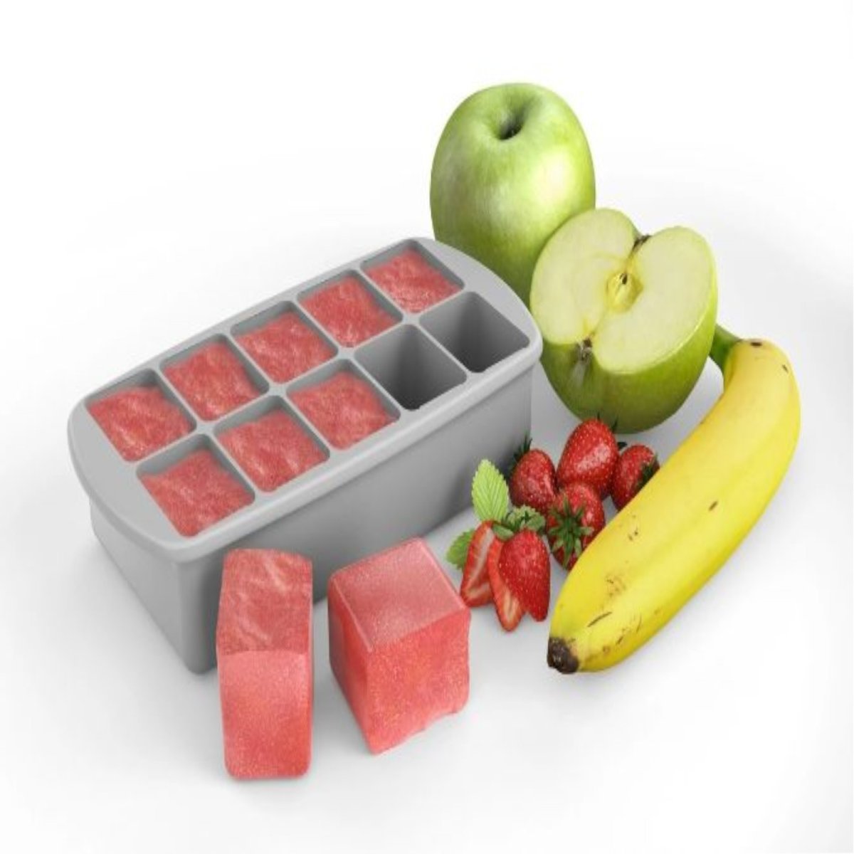 Silicone Baby Food Freezer Tray - Grey