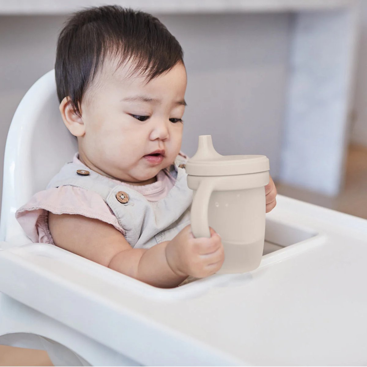 Silicone Spout Cup - Latte
