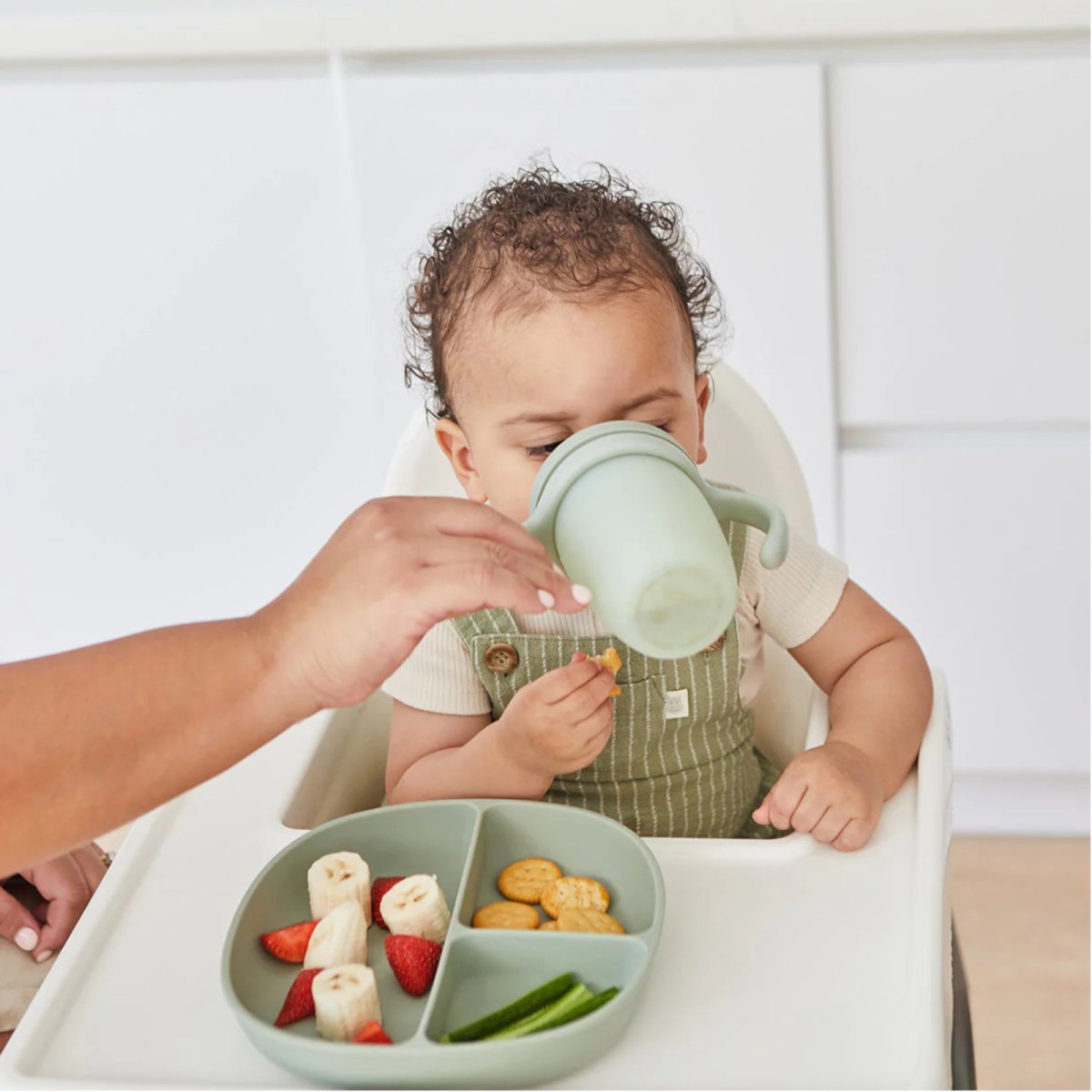 Silicone Spout Cup - Sage