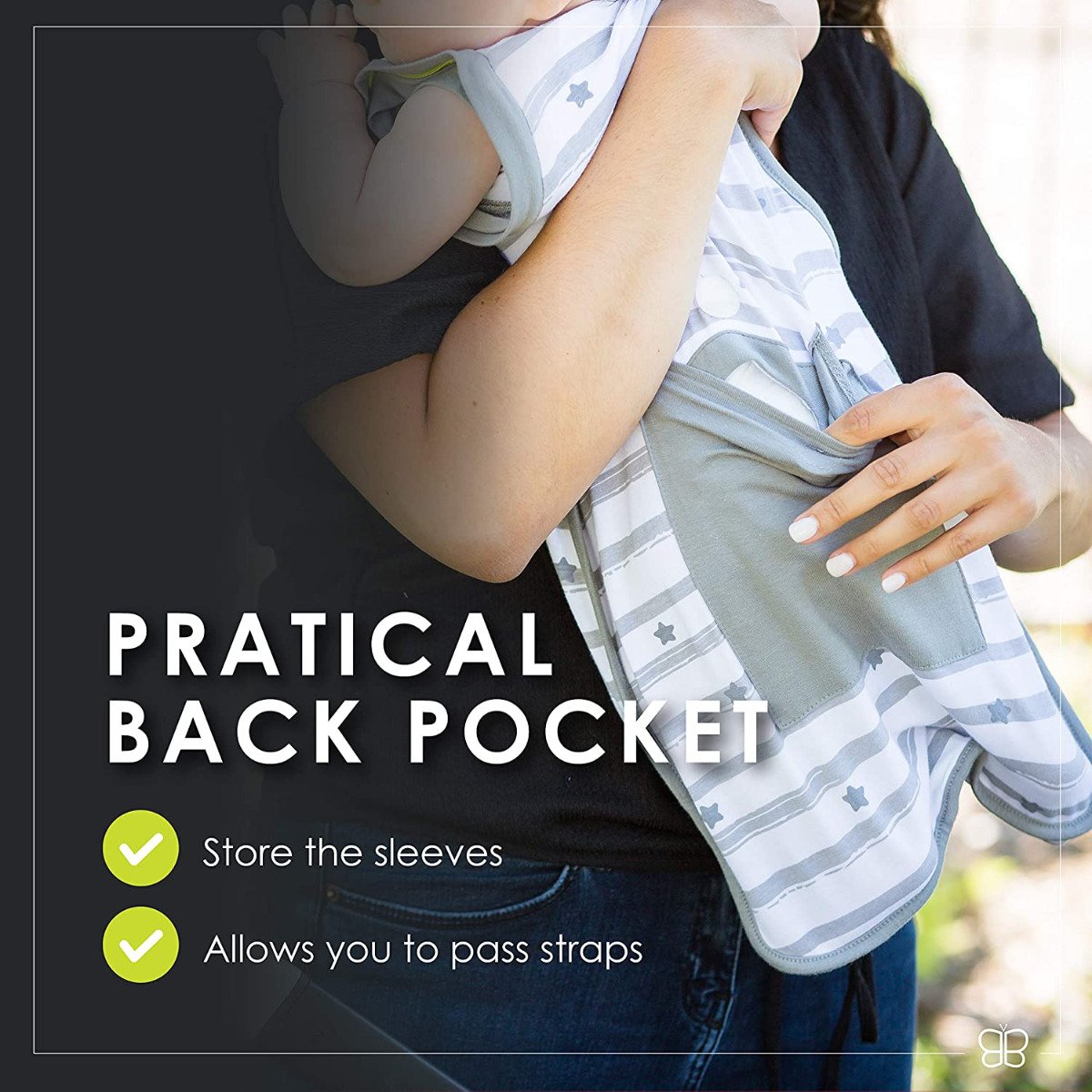 Sleëp - 3 in 1 Evolutive Swaddle With Removable Sleeves