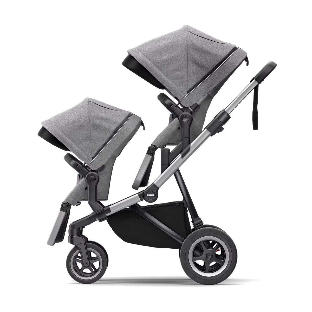 Sleek Stroller - Grey Melange