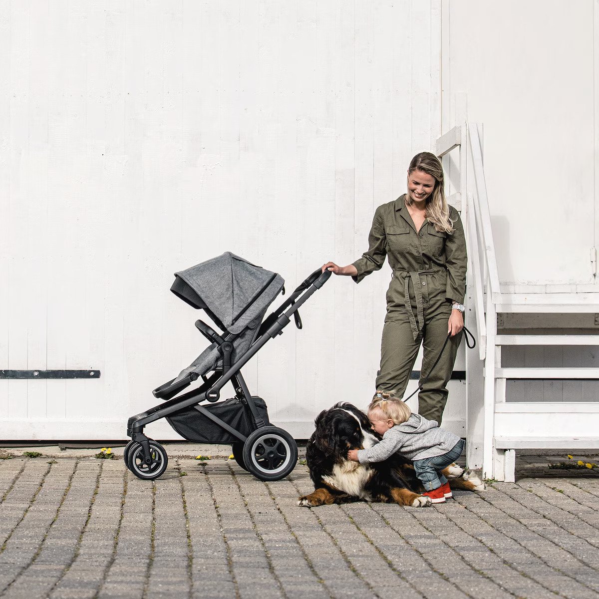 Sleek Stroller - Grey Melange