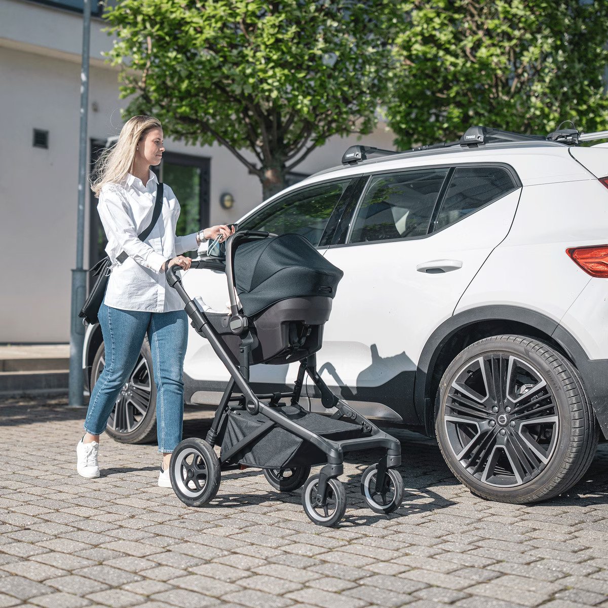 Sleek Stroller - Grey Melange